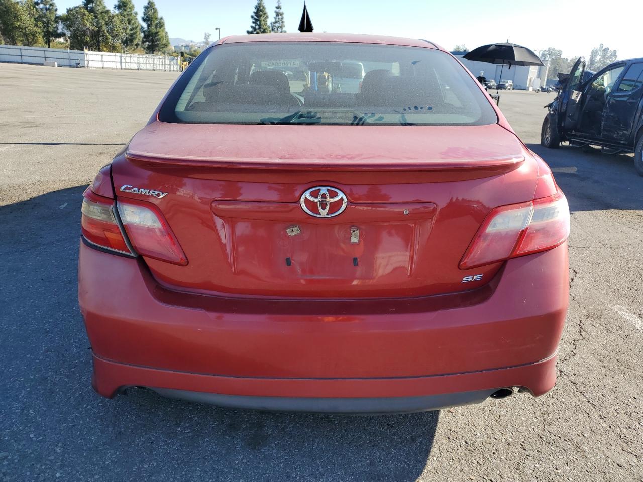2008 Toyota Camry VIN 4T1BK46K18U071971 Copart auction photo, side / rear end damage thumbnail 6