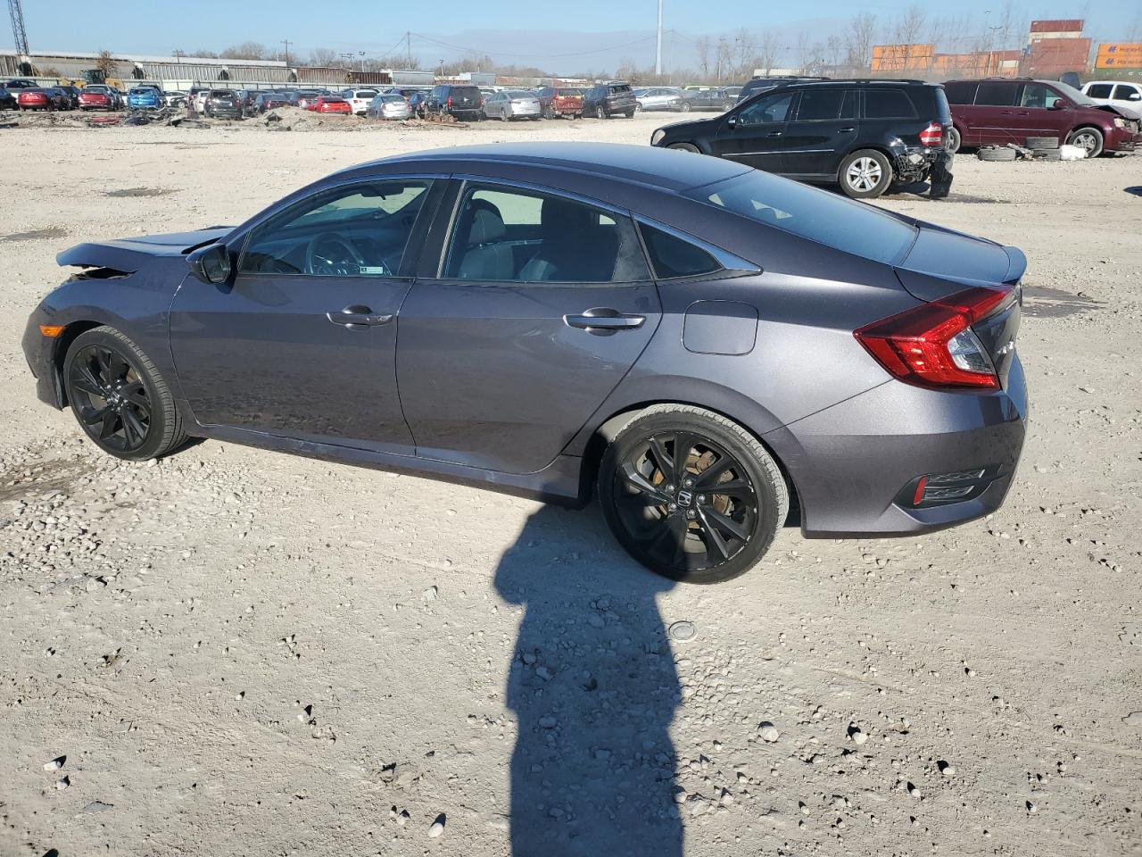 2020 Honda Civic VIN 2HGFC2F85LH504104 Copart auction photo, mechanical / front end damage thumbnail 2