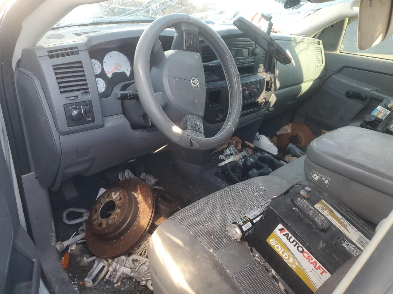 2006 Dodge RAM VIN 3D7KS28C56G105110 Copart auction photo, all over damage thumbnail 8