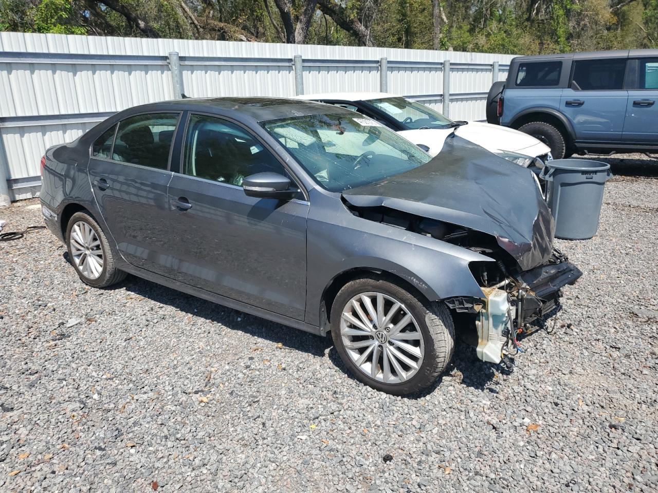 2014 Volkswagen Jetta VIN 3VWL07AJ1EM232184 Copart auction photo, front end damage thumbnail 4