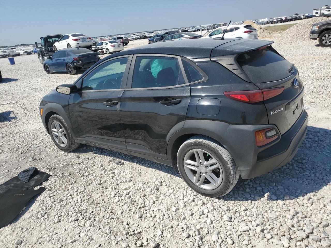 2020 Hyundai Kona VIN KM8K12AA4LU510983 Copart auction photo, normal wear / side damage thumbnail 2