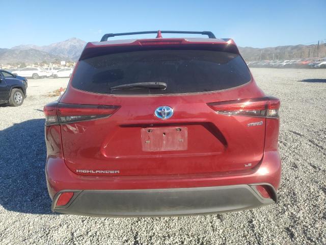 2020 Toyota Highlander VIN 5TDZARAH6LS503319 Copart auction photo, front end / side damage thumbnail 6