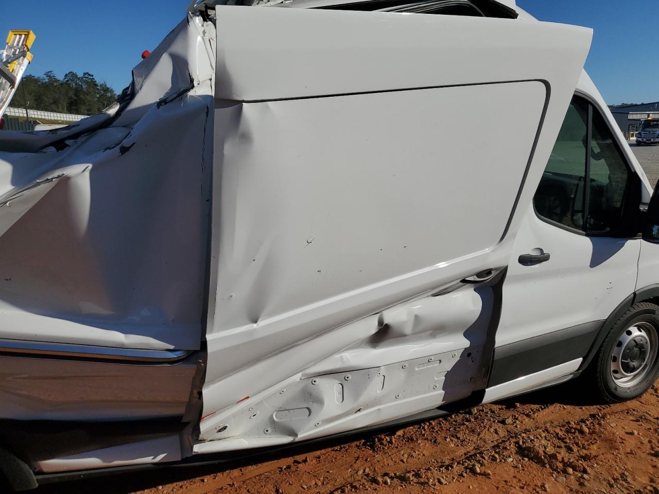 2023 Ford Transit VIN 1FTBR1C89PKB91048 Copart auction photo, top/roof damage thumbnail 10