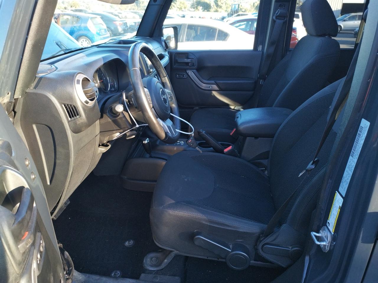 2017 Jeep Wrangler VIN 1C4BJWDG1HL703794 Copart auction photo, rear end / front end damage thumbnail 7