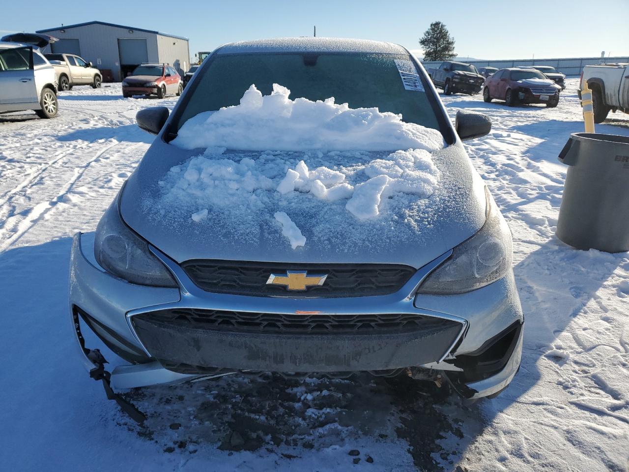 2020 Chevrolet Spark VIN KL8CB6SAXLC407609 Copart auction photo, front end damage thumbnail 5