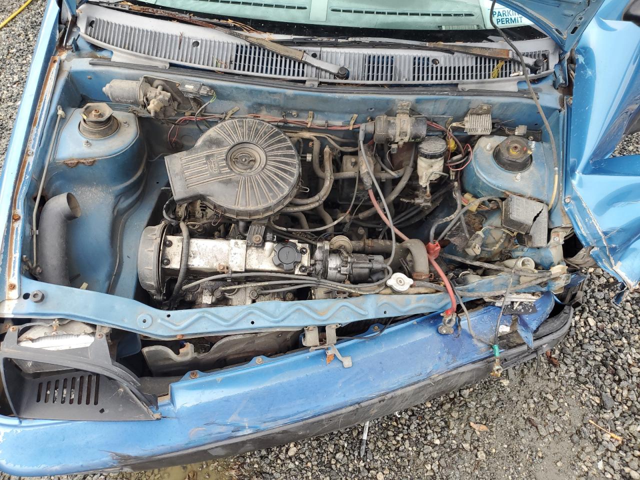 1990 GEO Metro VIN 2C1MR2465L6014681 Copart auction photo, front end damage thumbnail 12