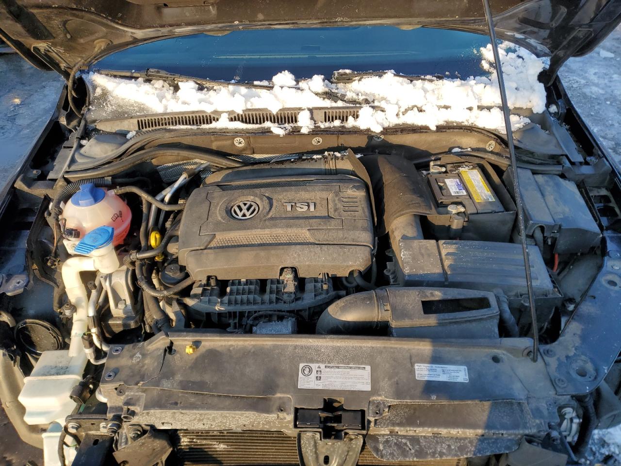 2014 Volkswagen Jetta VIN 3VW5T7AJ4EM388767 Copart auction photo, front end damage thumbnail 11