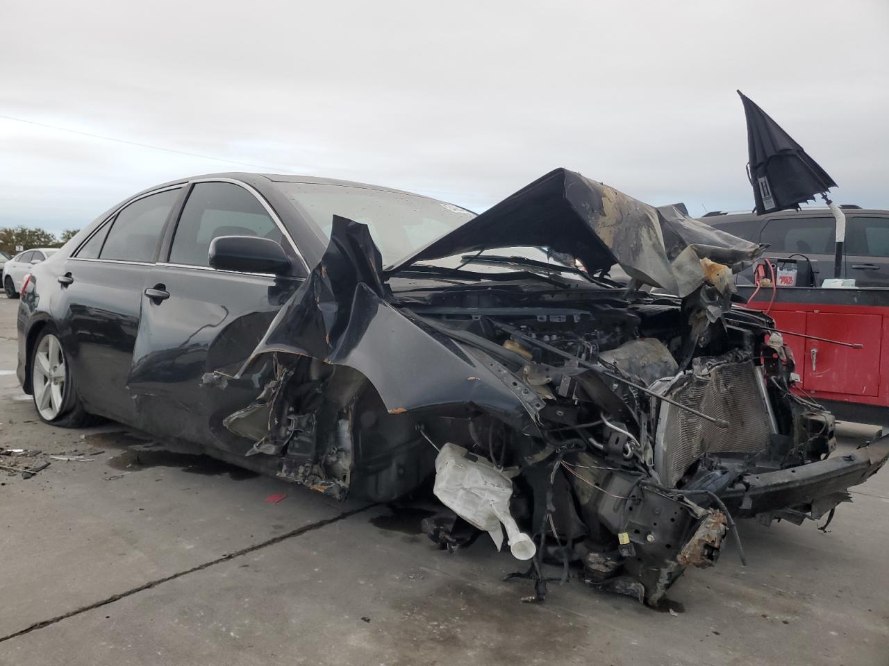 2011 Toyota Camry VIN 4T1BF3EK6BU217370 Copart auction photo, all over damage thumbnail 4