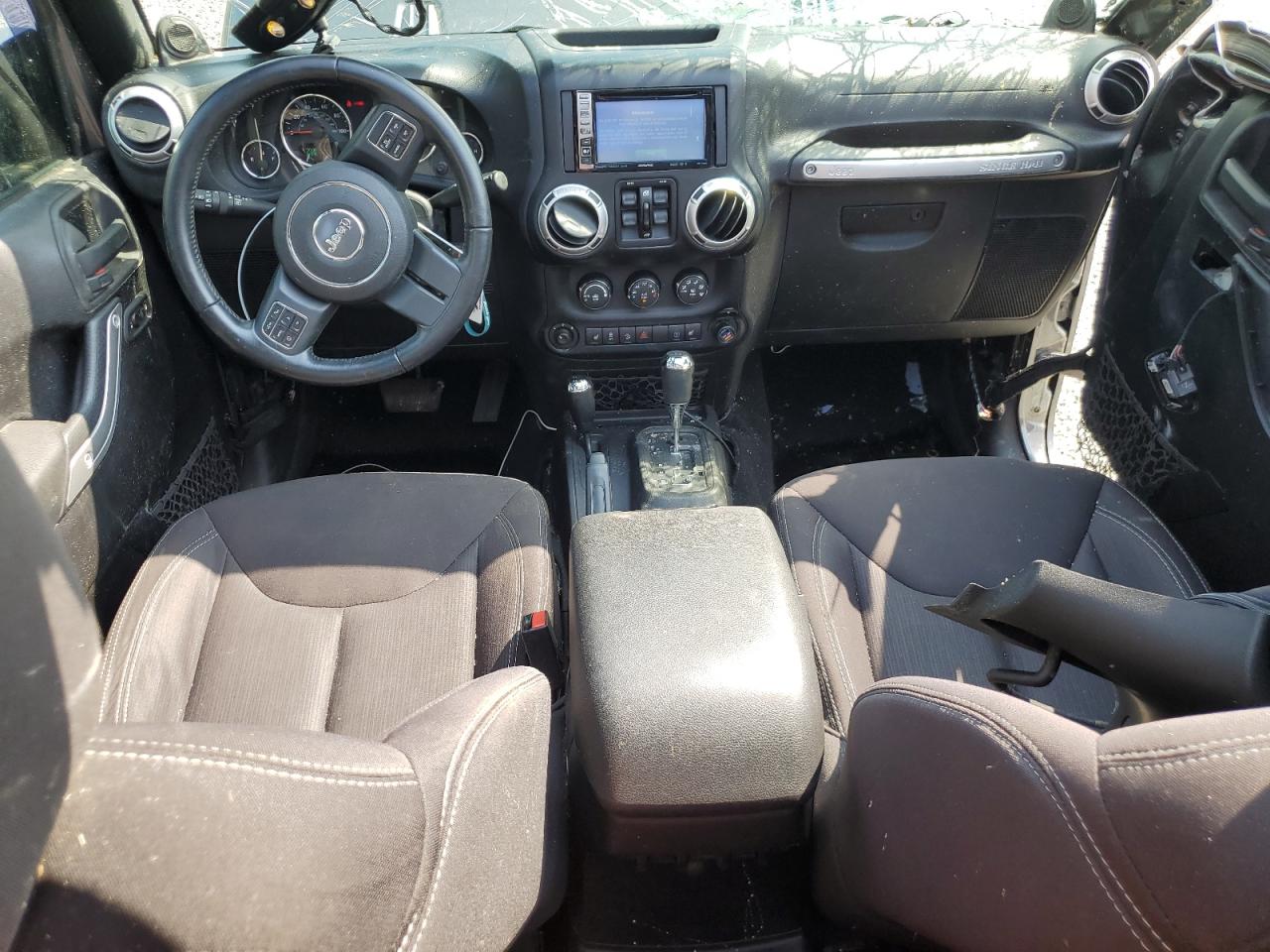 2014 Jeep Wrangler VIN 1C4BJWEG7EL189105 Copart auction photo, all over damage thumbnail 8