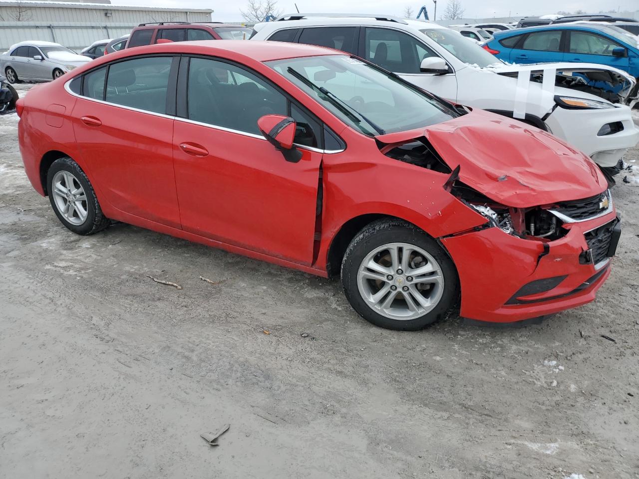 2018 Chevrolet Cruze VIN 1G1BE5SM1J7159747 Copart auction photo, front end / undercarriage damage thumbnail 4