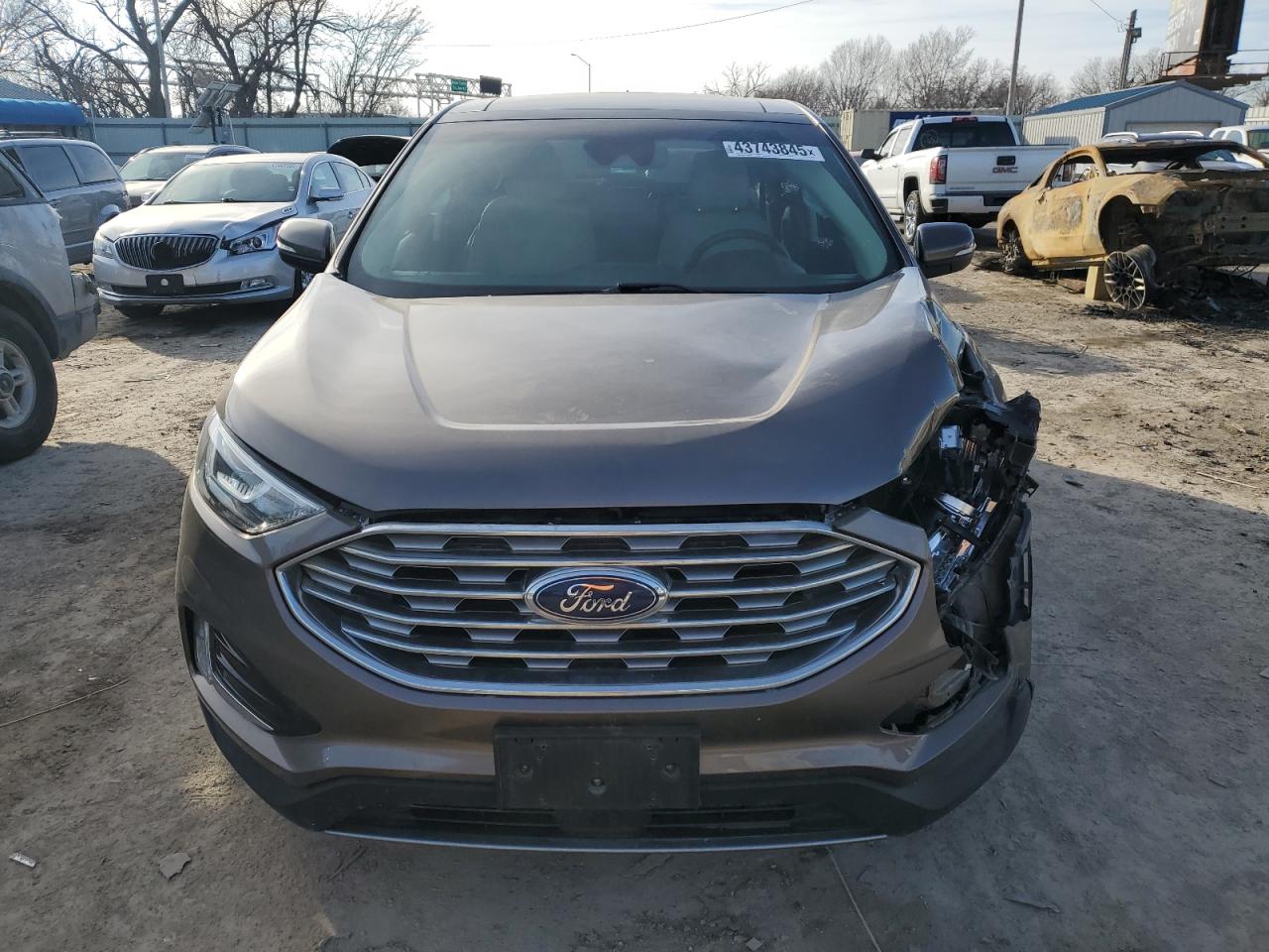 2019 Ford Edge VIN 2FMPK4J96KBB35297 Copart auction photo, front end / rear end damage thumbnail 5
