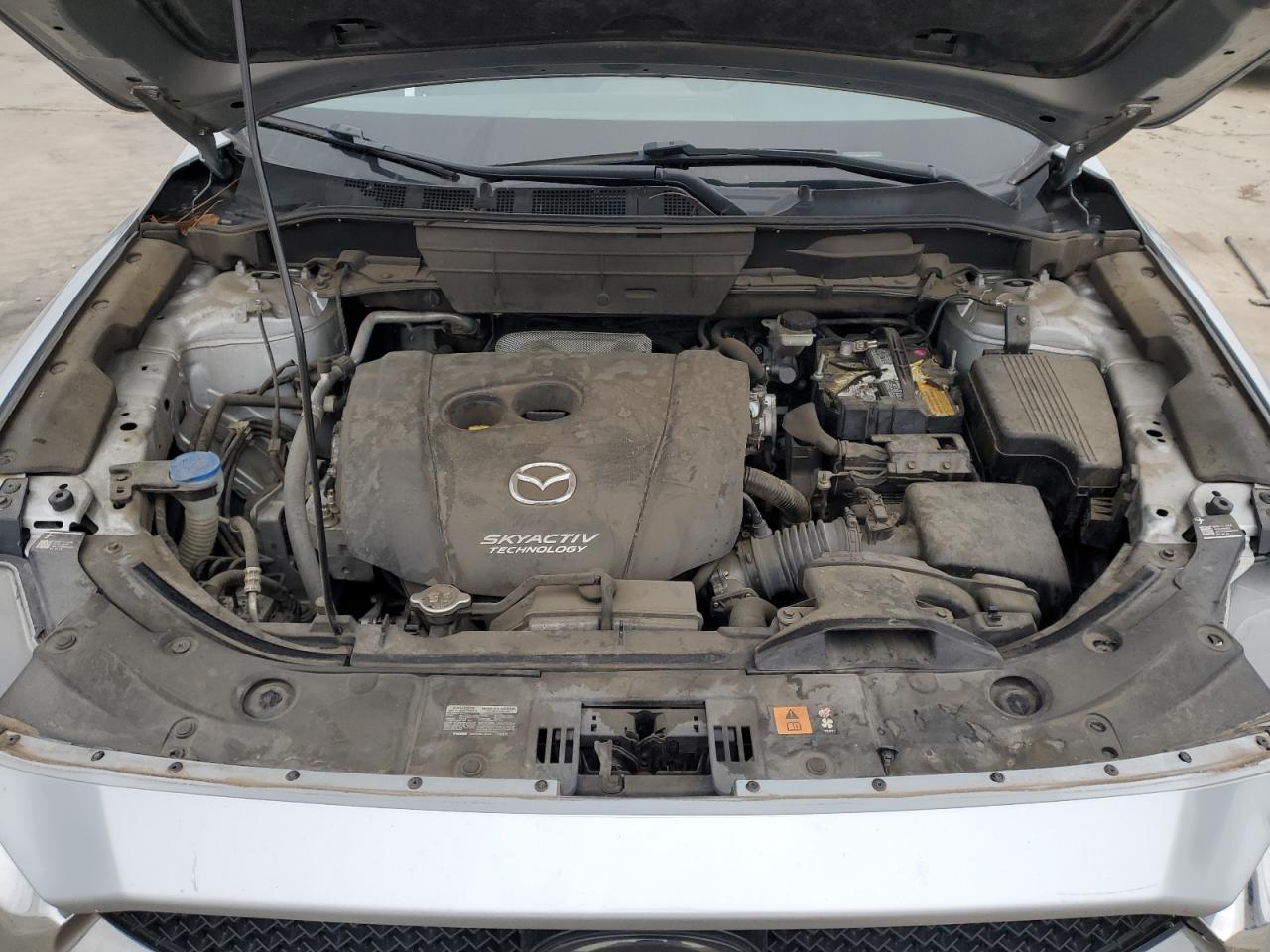 2018 Mazda CX-5 VIN JM3KFADM6J0347755 Copart auction photo, side / front end damage thumbnail 13