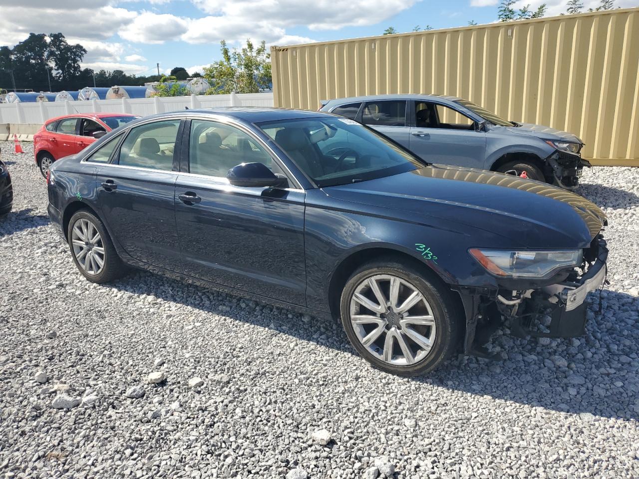2015 Audi A6 VIN WAUFFAFC4FN006392 Copart auction photo, front end damage thumbnail 4
