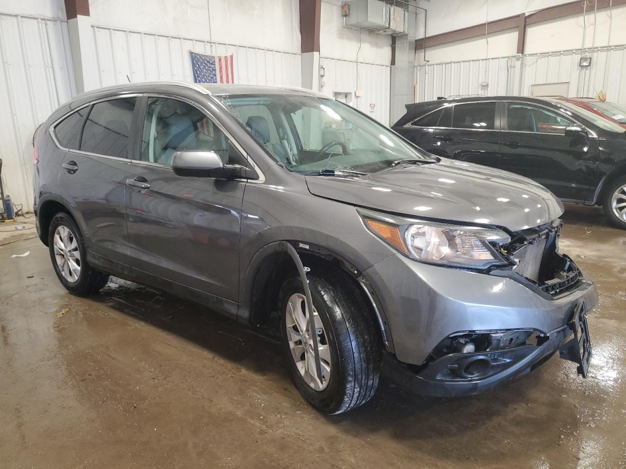 2013 Honda CR-V VIN 2HKRM4H71DH692976 Copart auction photo, front end damage thumbnail 4
