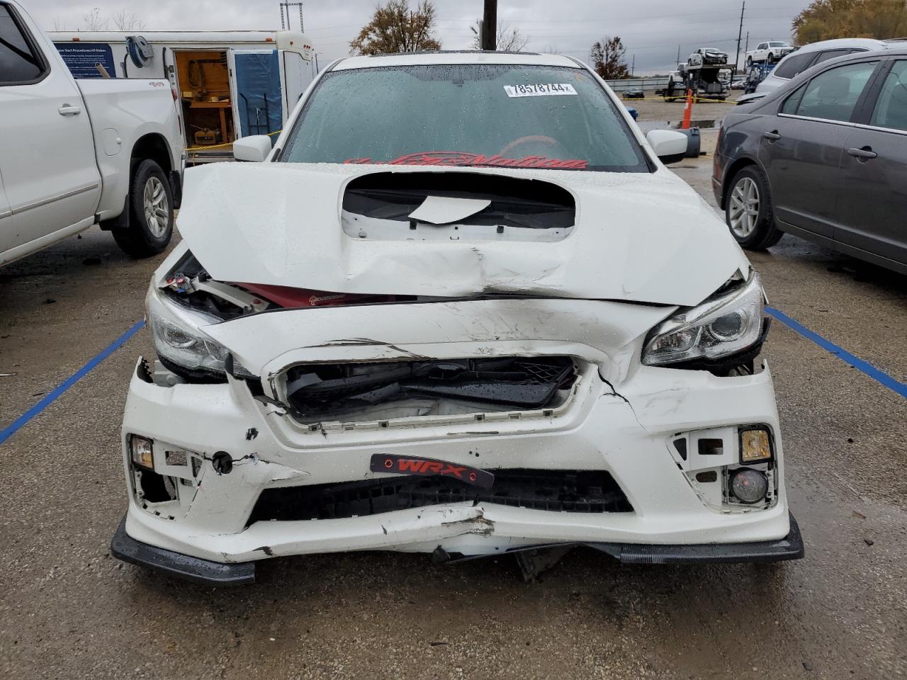 2016 Subaru WRX VIN JF1VA1E60G9828843 Copart auction photo, front end damage thumbnail 5