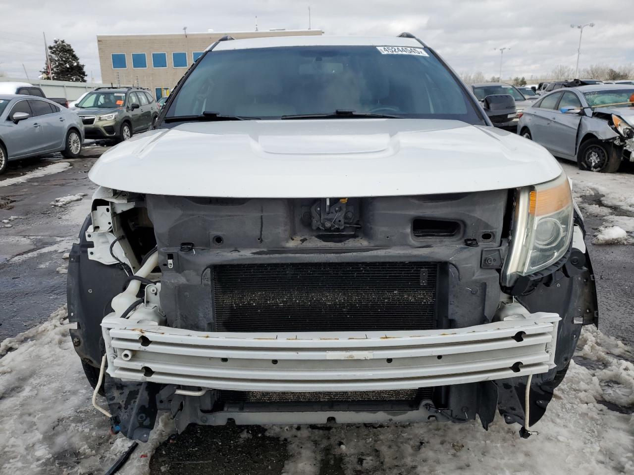 2015 Ford Explorer VIN 1FM5K8D88FGC42397 Copart auction photo, front end / rear end damage thumbnail 5