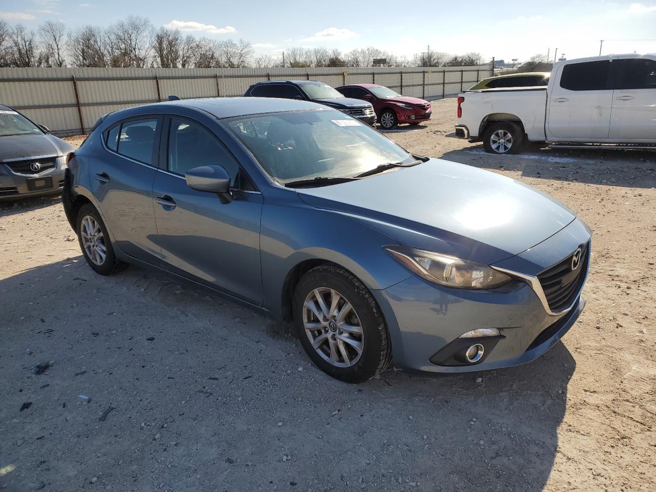 2014 Mazda 3 VIN JM1BM1M78E1210163 Copart auction photo, unknown / rear end damage thumbnail 4