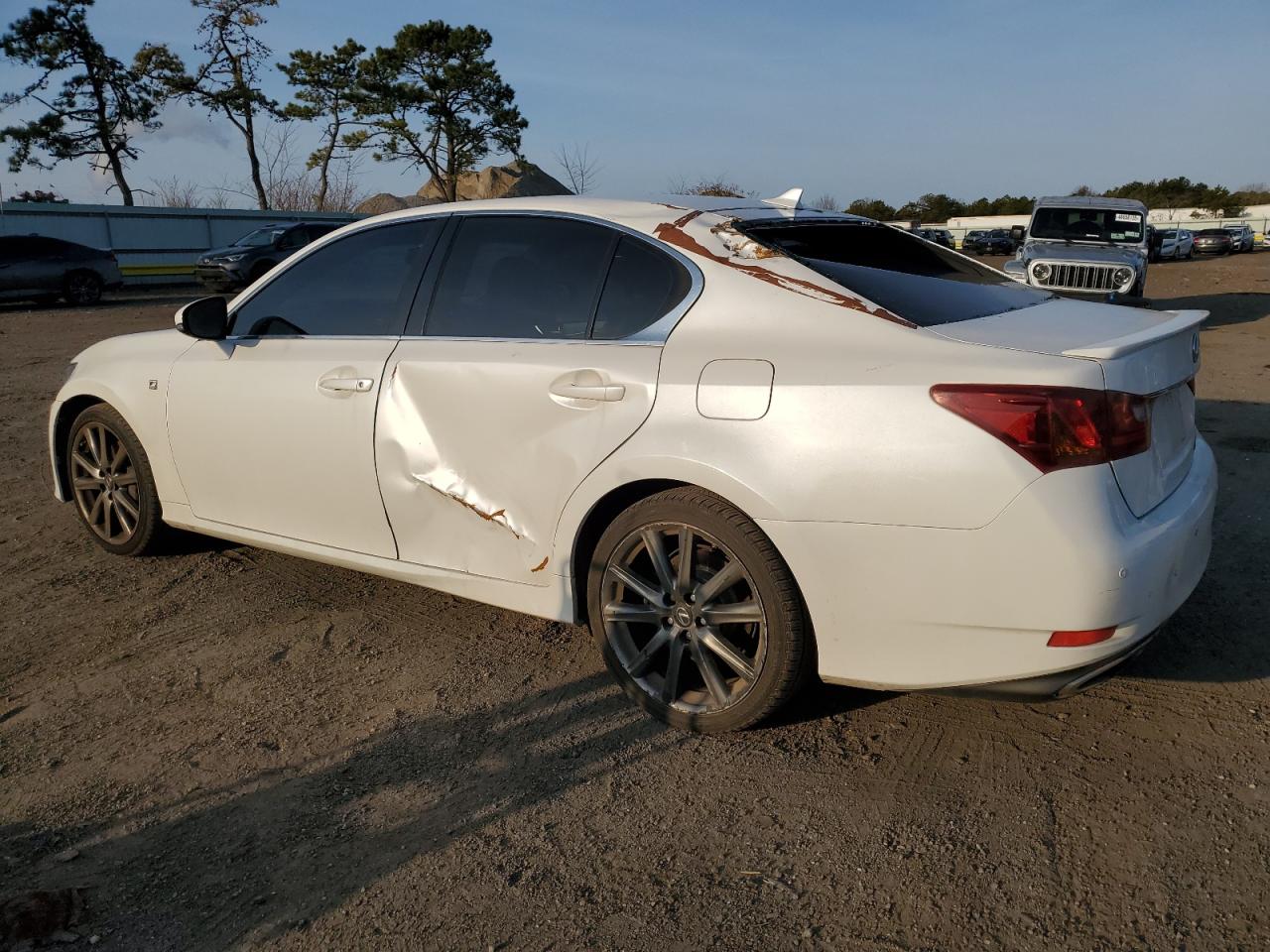 2013 Lexus GS VIN JTHCE1BL7D5011239 Copart auction photo, side / top/roof damage thumbnail 2