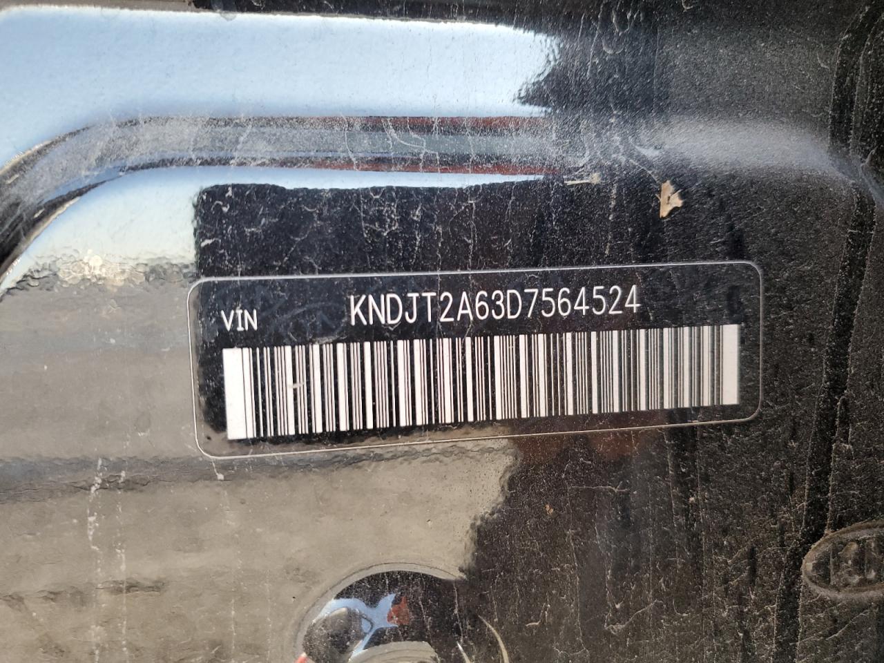 2013 KIA Soul VIN KNDJT2A63D7564524 Copart auction photo, front end damage thumbnail 12