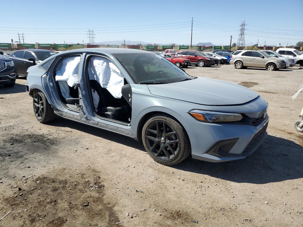2024 Honda Civic VIN 2HGFE2F50RH557172 Copart auction photo, rear end / undercarriage damage thumbnail 4