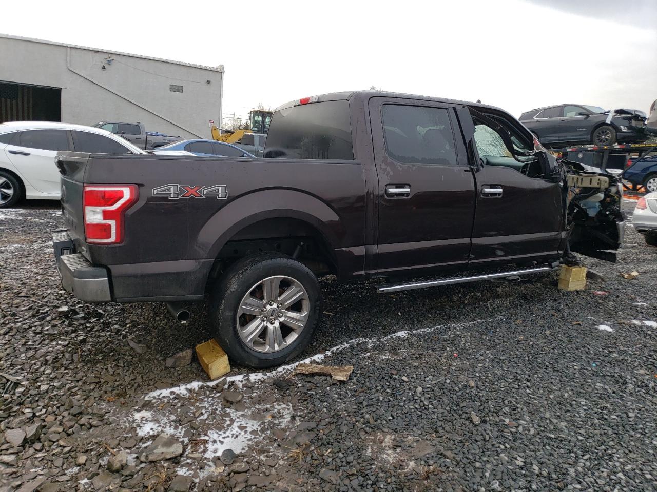 2020 Ford F-150 VIN 1FTEW1EP7LFC14825 Copart auction photo, front end / side damage thumbnail 3