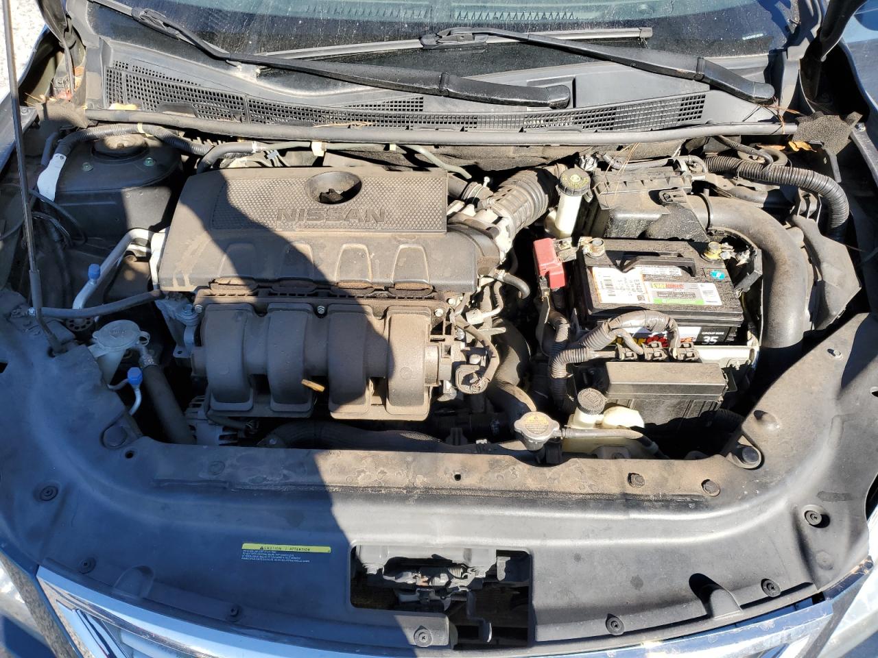 2015 Nissan Sentra VIN 3N1AB7AP0FL682461 Copart auction photo, rear end damage thumbnail 11