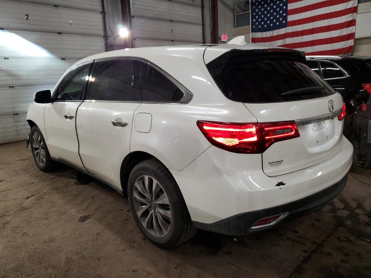 2015 Acura MDX VIN 5FRYD4H4XFB029598 Copart auction photo, front end damage thumbnail 2