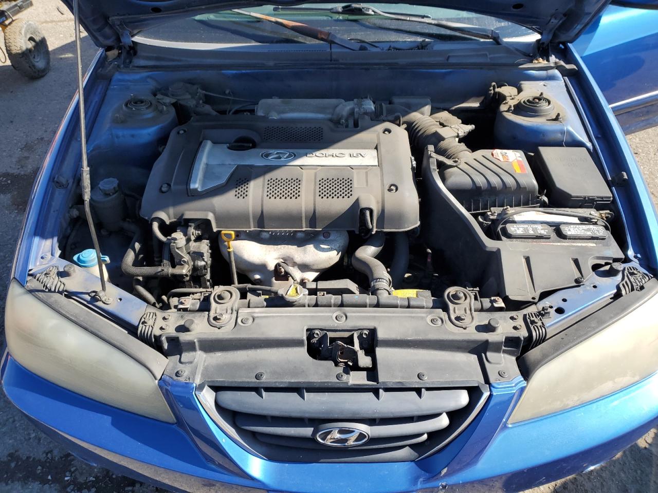 2005 Hyundai Elantra VIN KMHDN46D65U977689 Copart auction photo, rear end damage thumbnail 11