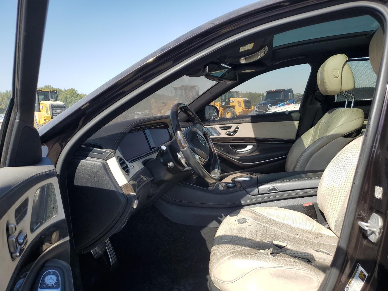 2015 Mercedes-Benz S-klasse VIN WDDUG8CB2FA166635 Copart auction photo, front end damage thumbnail 7