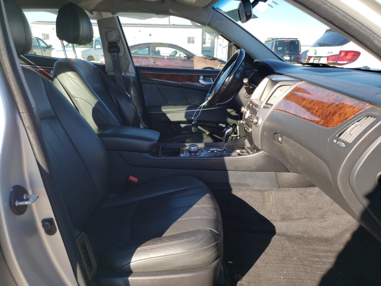 2013 Hyundai Equus VIN KMHGH4JH4DU065754 Copart auction photo, side damage thumbnail 7
