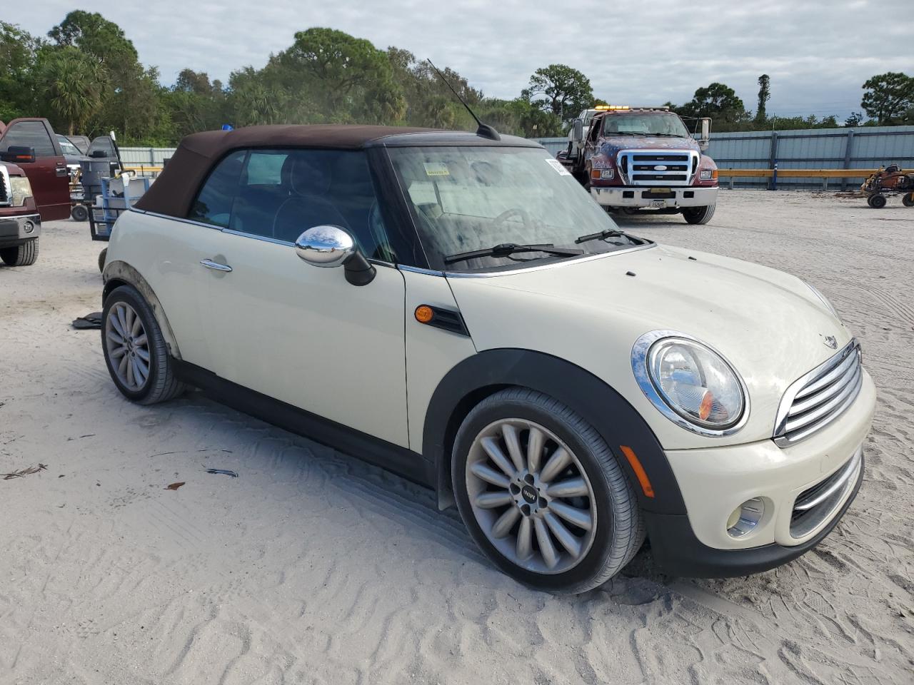 2012 MINI Cooper VIN WMWZN3C51CT134016 Copart auction photo, rear end damage thumbnail 4