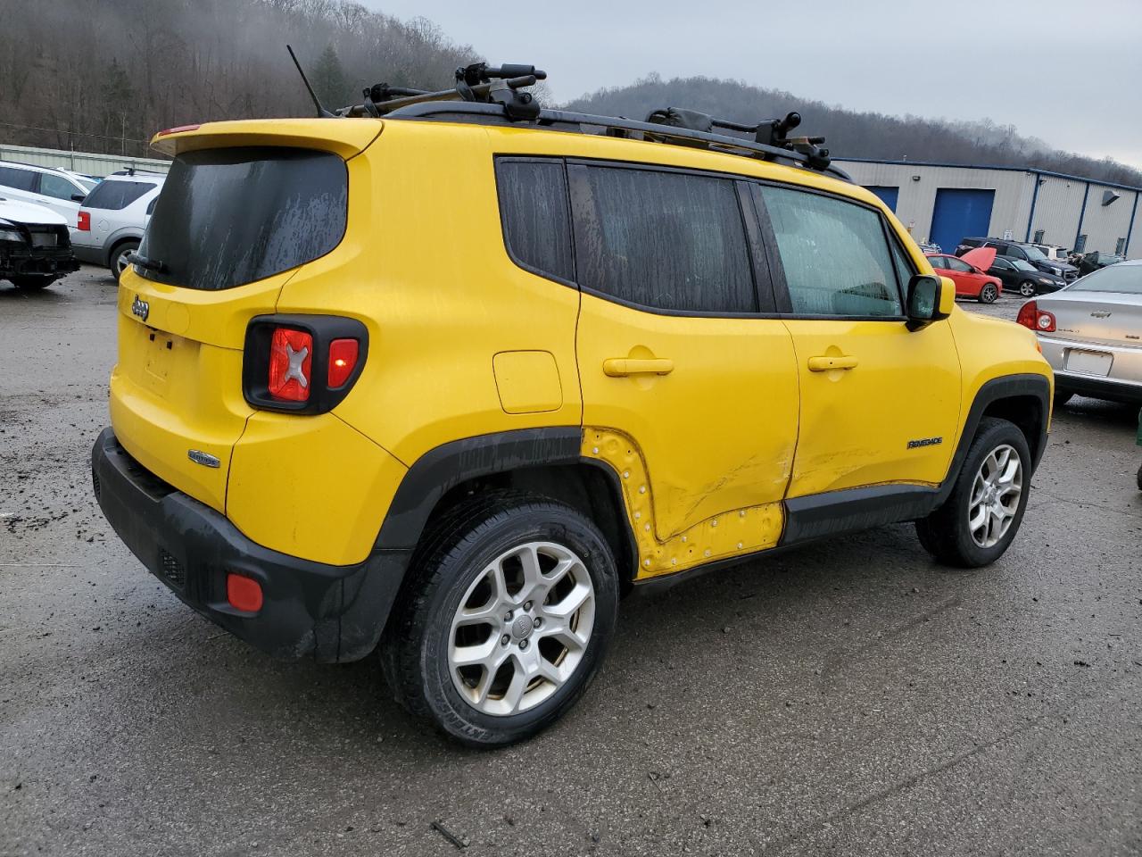 2016 Jeep Renegade VIN ZACCJBBT2GPD68472 Copart auction photo, side damage thumbnail 3