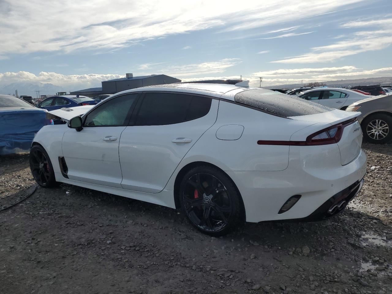 2019 KIA Stinger VIN KNAE55LC6K6045595 Copart auction photo, front end damage thumbnail 2
