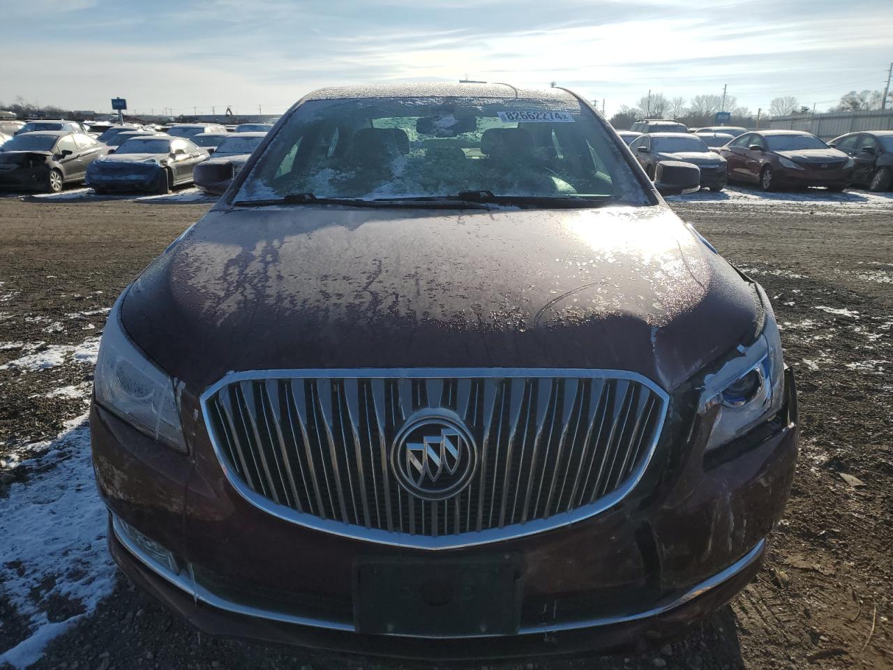 2015 Buick LaCrosse VIN 1G4GD5G30FF163586 Copart auction photo, front end damage thumbnail 5