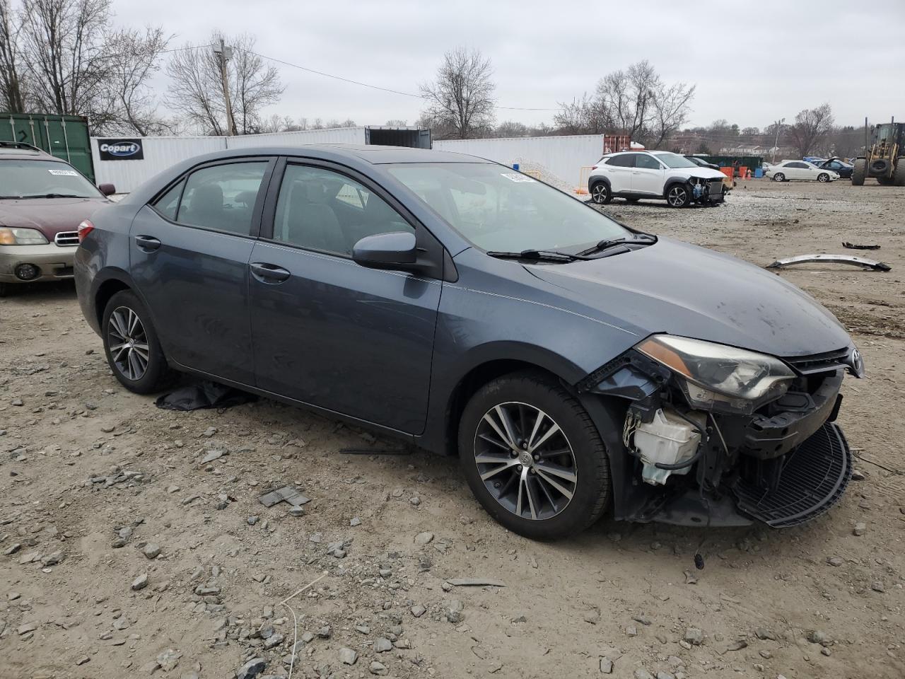 2016 Toyota Corolla VIN 2T1BURHE5GC716037 Copart auction photo, front end damage thumbnail 4