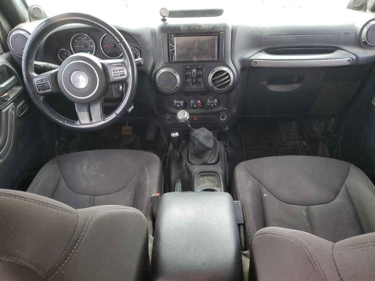 2014 Jeep Wrangler VIN 1C4BJWDG2EL247509 Copart auction photo, frame damage damage thumbnail 8