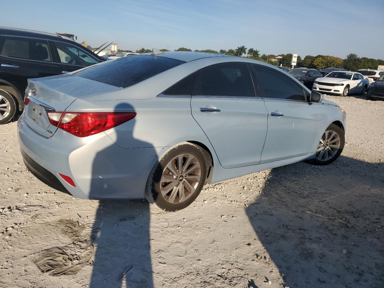 2014 Hyundai Sonata VIN 5NPEC4AC0EH902543 Copart auction photo, side damage thumbnail 3
