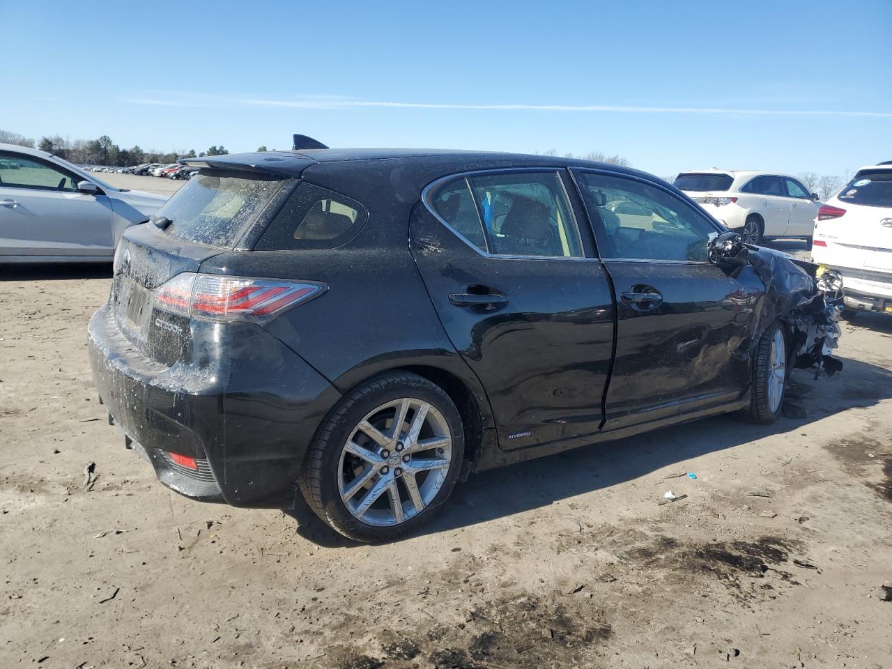 2014 Lexus CT VIN JTHKD5BH8E2189052 Copart auction photo, front end / side damage thumbnail 3