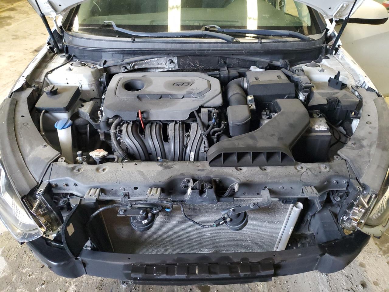 2019 Hyundai Sonata VIN 5NPE24AF8KH777932 Copart auction photo, front end / undercarriage damage thumbnail 11