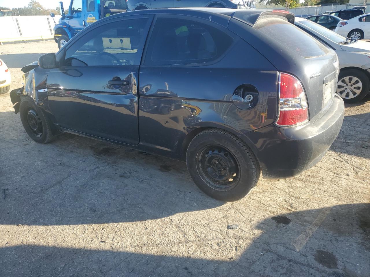 2011 Hyundai Accent VIN KMHCM3AC6BU192365 Copart auction photo, front end / side damage thumbnail 2