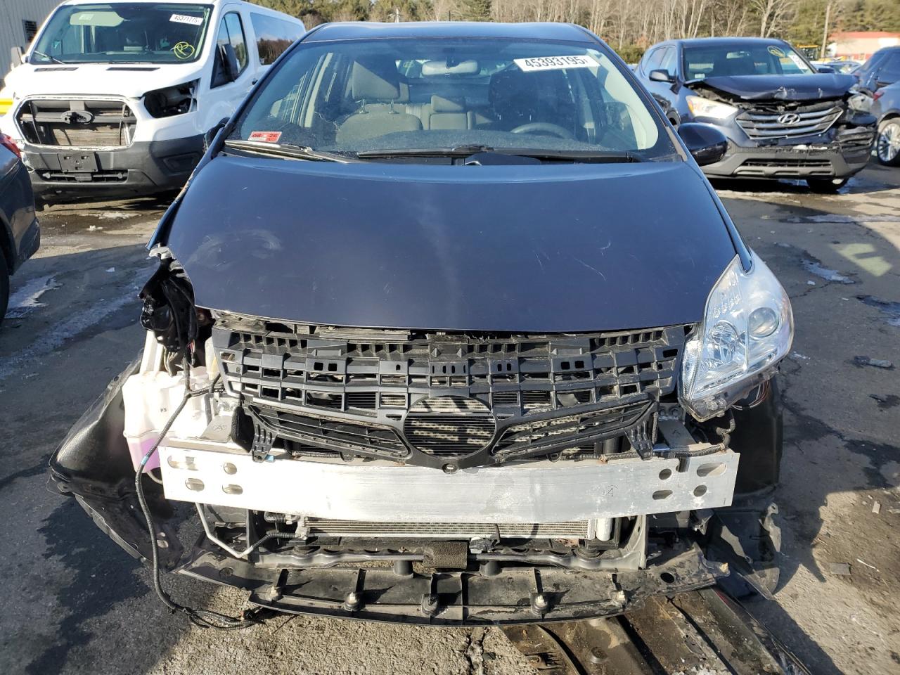 2012 Toyota Prius VIN JTDKN3DU7C5388523 Copart auction photo, front end / rear end damage thumbnail 5