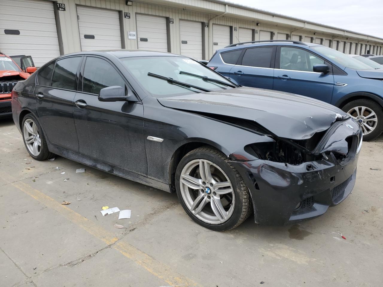 2012 BMW 5er VIN WBAFR7C54CC815804 Copart auction photo, front end damage thumbnail 4