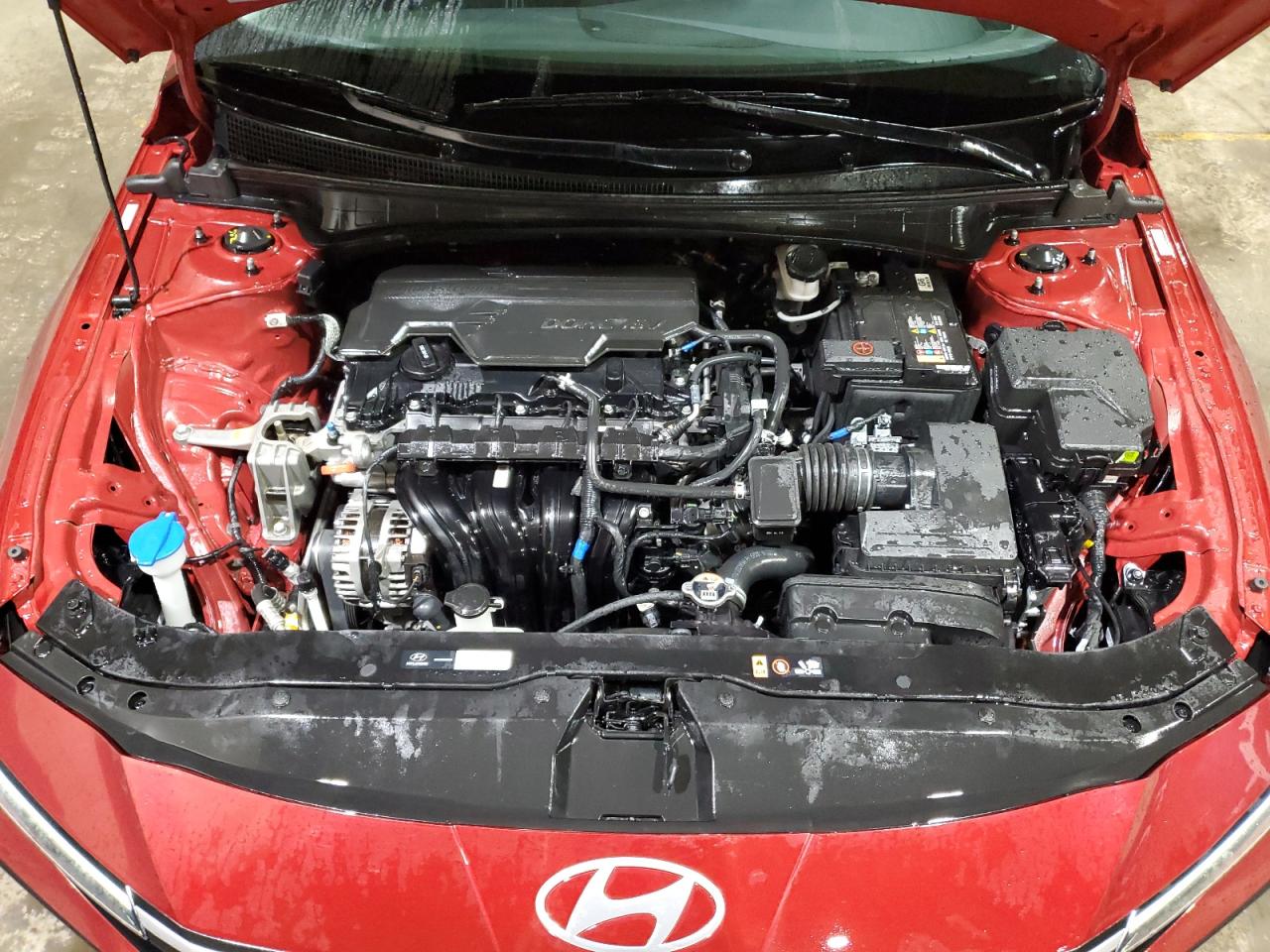 2024 Hyundai Elantra VIN KMHLM4DG8RU678478 Copart auction photo, undercarriage / minor dent/scratches damage thumbnail 11