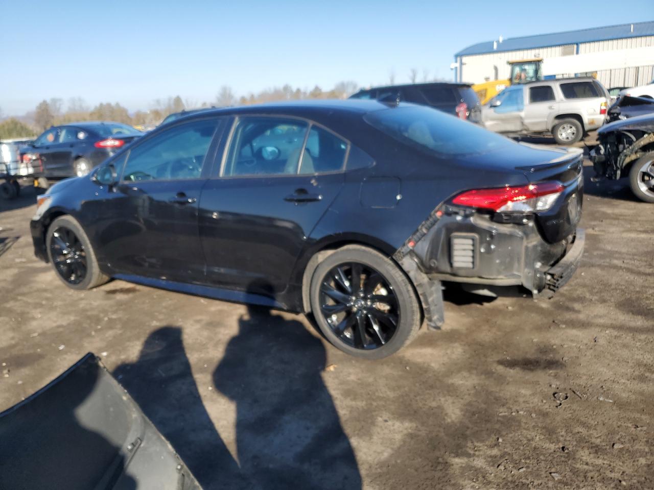 2021 Toyota Corolla VIN 5YFS4MCEXMP074713 Copart auction photo, rear end / side damage thumbnail 2
