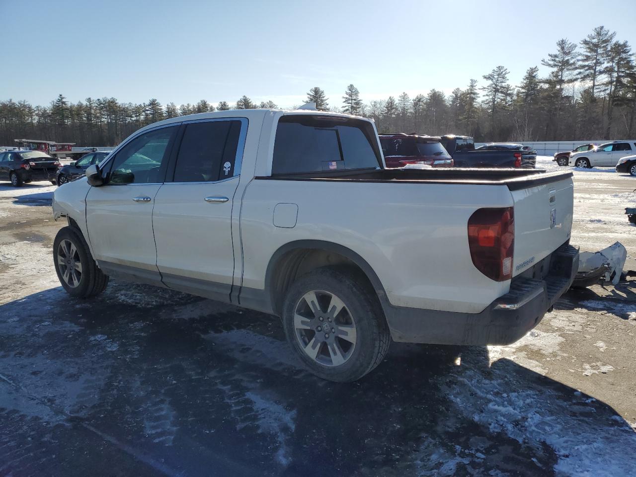 2019 Honda Ridgeline VIN 5FPYK3F73KB005448 Copart auction photo, front end damage thumbnail 2