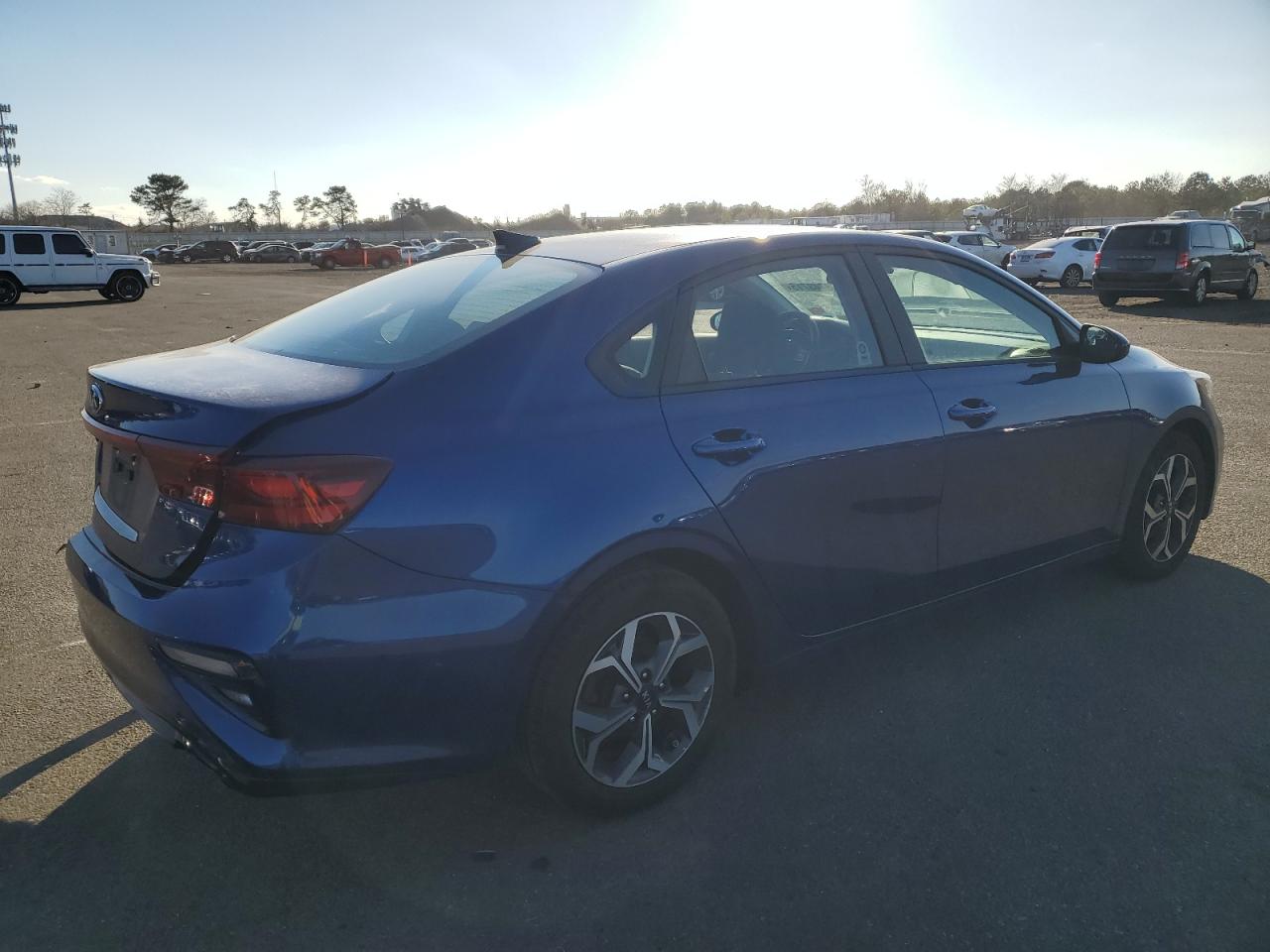 2020 KIA Forte VIN 3KPF24ADXLE225339 Copart auction photo, rear end / front end damage thumbnail 3