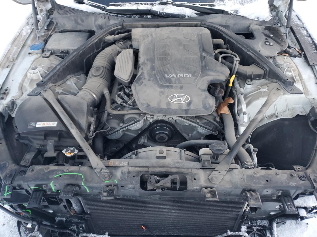 2015 Hyundai Genesis VIN KMHGN4JE2FU064118 Copart auction photo, front end damage thumbnail 11