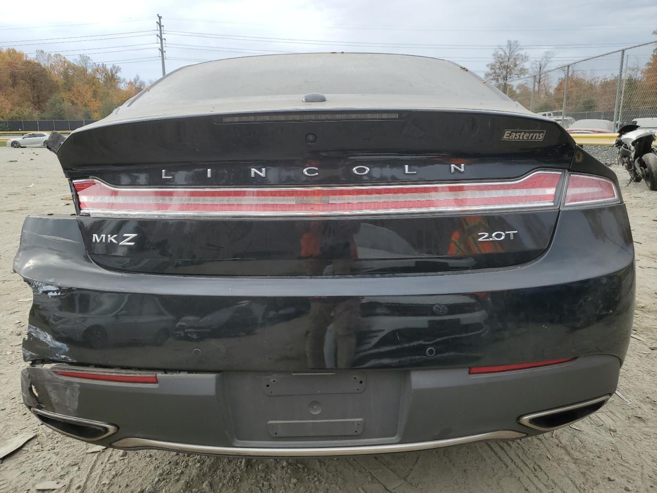 2017 Lincoln MKZ VIN 3LN6L5A90HR660056 Copart auction photo, rear end damage thumbnail 6