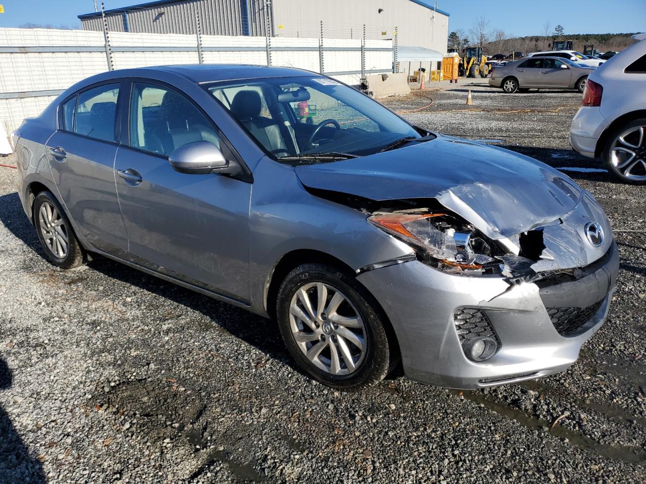 2012 Mazda 3 VIN JM1BL1W85C1684013 Copart auction photo, front end damage thumbnail 4