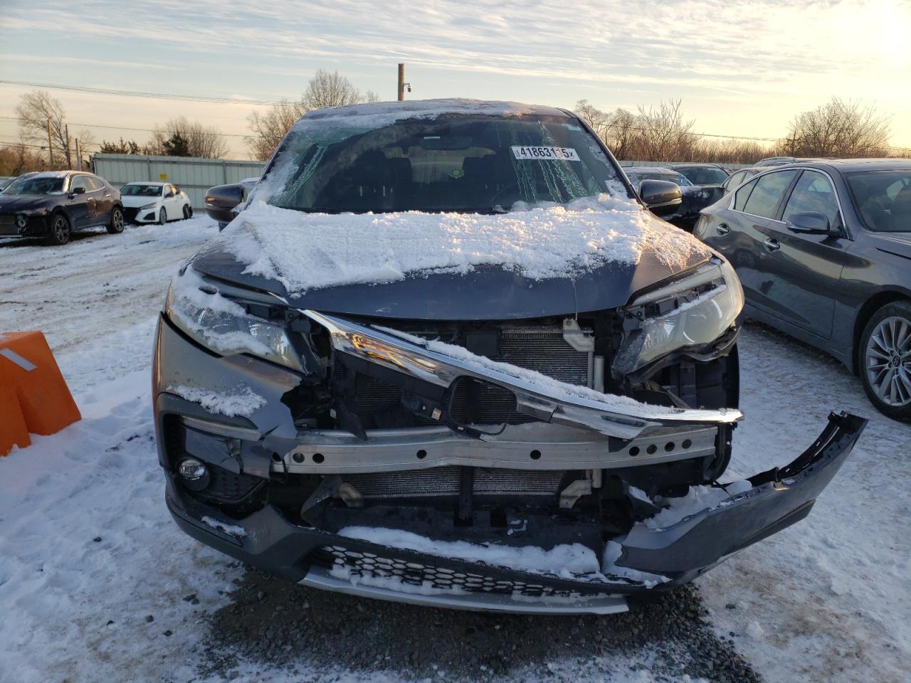 2020 Honda Pilot VIN 5FNYF6H50LB020579 Copart auction photo, front end damage thumbnail 5
